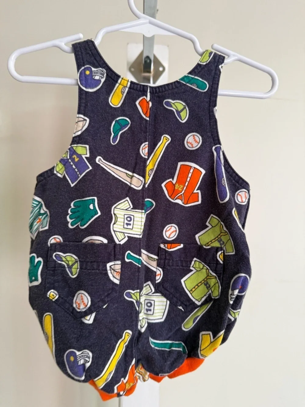 Vintage Gymboree Rainbow Tag Sports Romper